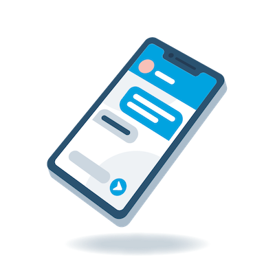 Icoon mobiel chat 400x400 png